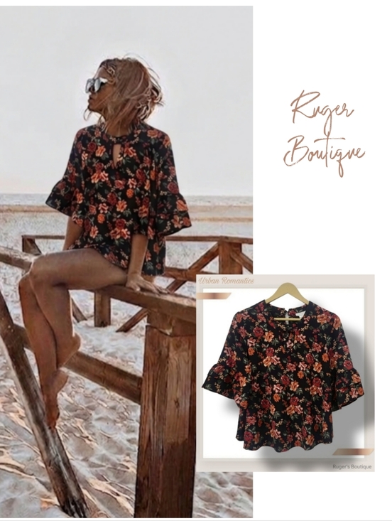 Urban Outfitters Tops - 🌿Urban Romantics Urban Outfitters Womens Medium Fall Autumn Flounce Top
